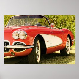 Chevrolet Corvette c1-1958 Poster