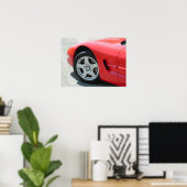 Chevrolet Corvette C5 Poster (Thuiskantoor)