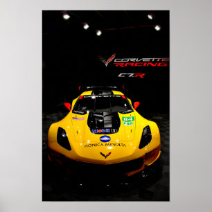 Chevrolet Corvette C7.R Vooraanzicht Poster