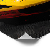 Chevrolet Corvette C7.R Voorkant Uitzicht Poster (Hoek)