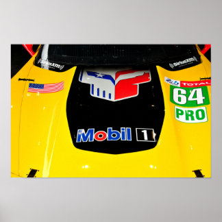 Chevrolet Corvette C7.R Voorkant Uitzicht Poster