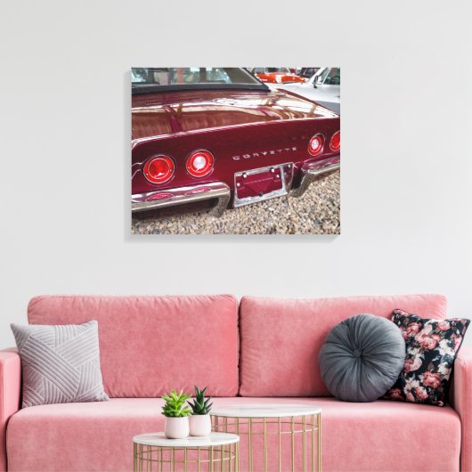 Chevrolet Corvette Canvas Afdruk (Insitu (Woonkamer))