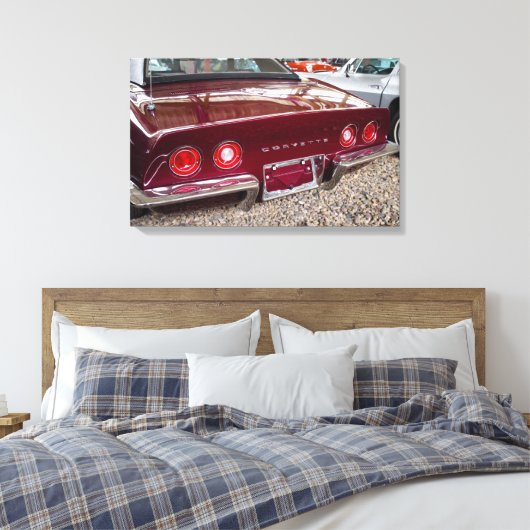 Chevrolet Corvette Canvas Afdruk (Insitu (Slaapkamer))