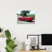 Chevrolet Corvette Convertible C5 Poster (Thuiskantoor)