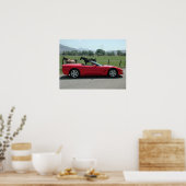 Chevrolet Corvette Convertible C5 Poster (Keuken)