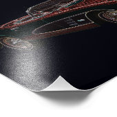 Chevrolet Corvette Convertible uit 1950 Foto Afdruk (Hoek)