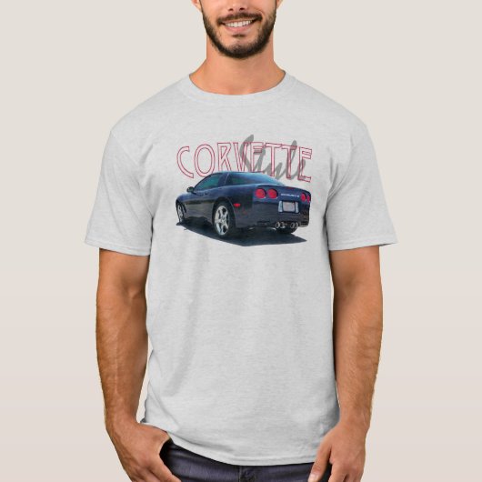 Chevrolet Corvette Coupe 2001 T-shirt (Voorkant)