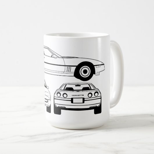 Chevrolet Corvette Mok 1984 (Voorkant rechts)