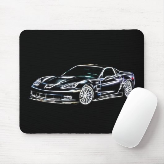 Chevrolet Corvette Mousepad Muismat (Met muis)