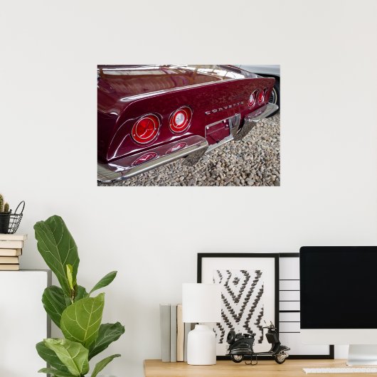 Chevrolet Corvette Poster (Thuiskantoor)