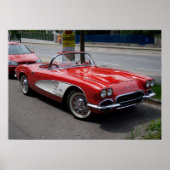 Chevrolet Corvette Poster (Voorkant)