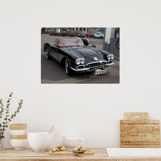 Chevrolet Corvette Poster (Keuken)