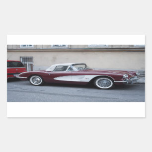 Chevrolet Corvette Rechthoekige Sticker