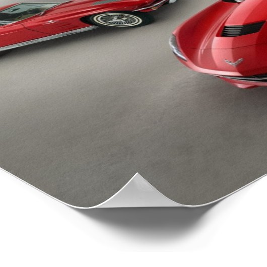 Chevrolet Corvette Stingray 2014 Poster (Hoek)