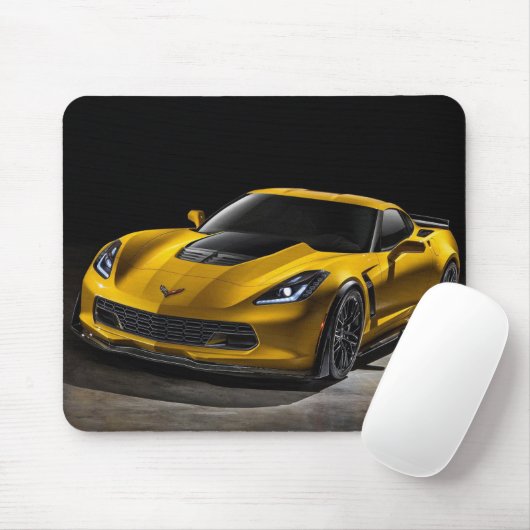 Chevrolet Corvette Z06 Mousepad Muismat (Met muis)