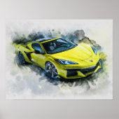 Chevrolet Corvette Z06 Poster (Voorkant)
