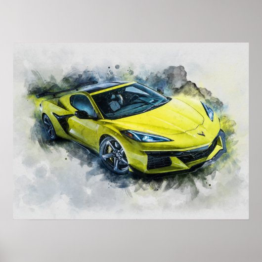 Chevrolet Corvette Z06 Poster (Voorkant)