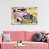 Chevrolet Coupe 1937 Canvas Afdruk (Insitu (Woonkamer))