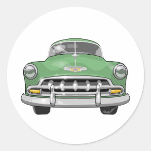 Chevrolet Deluxe 1952 Ronde Sticker