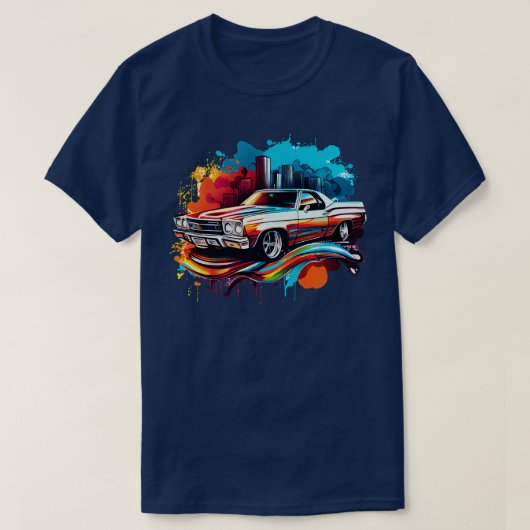 Chevrolet El Camino 1973 1 T-shirt (Design voorkant)