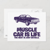 Chevrolet El Camino 1977 Briefkaart (Voorkant / Achterkant)