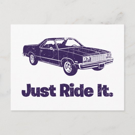Chevrolet El Camino 1977 Briefkaart (Voorkant)