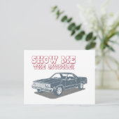 Chevrolet El Camino 1977 Briefkaart (Staand voorkant)