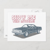 Chevrolet El Camino 1977 Briefkaart (Voorkant / Achterkant)