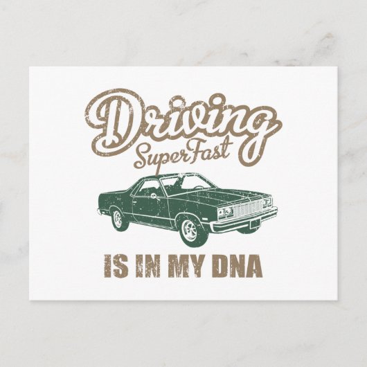 Chevrolet El Camino 1977 Briefkaart (Voorkant)