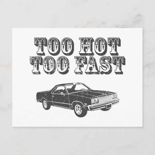 Chevrolet El Camino 1977 Briefkaart (Voorkant)