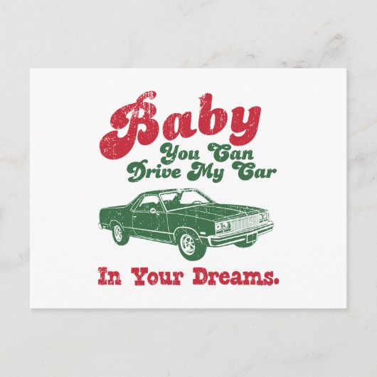 Chevrolet El Camino 1977 Briefkaart (Voorkant)