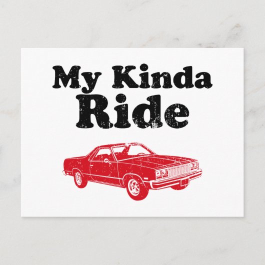 Chevrolet El Camino 1977 Briefkaart (Voorkant)