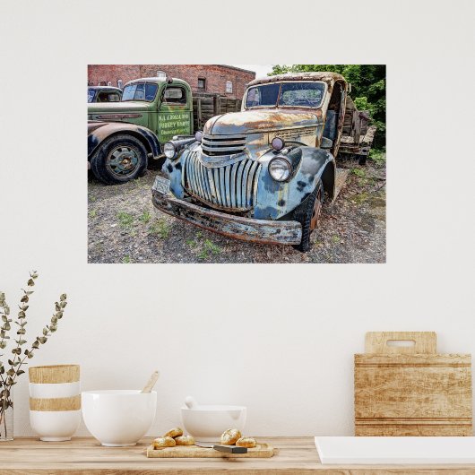 CHEVROLET FLATBED TRUCK 1946 POSTER (Keuken)