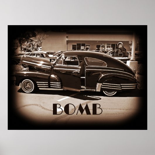 Chevrolet Fleetline Lowrider Bomb Poster (Voorkant)