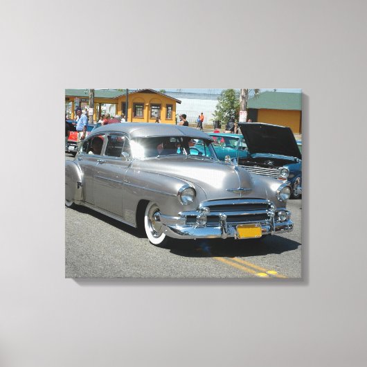 Chevrolet Fleetline Poster 1950 Canvas Afdruk (Voorkant)