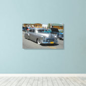 Chevrolet Fleetline Poster 1950 Canvas Afdruk (Insitu (Houten vloer))