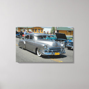 Chevrolet Fleetline Poster 1950 Canvas Afdruk