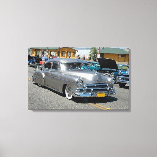 Chevrolet Fleetline Poster 1950 Canvas Afdruk (Voorkant)