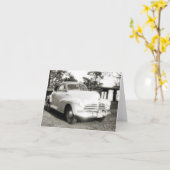 Chevrolet - het Wenskaart van FJ Stylemaster 1948 Kaart (Gele Bloem)