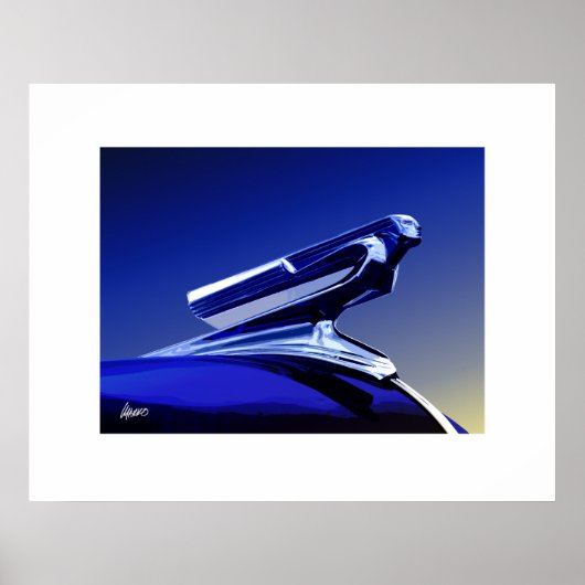 Chevrolet Hood Ornament Poster (Voorkant)