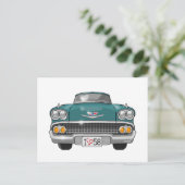Chevrolet Impala 1958 Briefkaart (Staand voorkant)