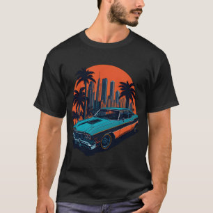 Chevrolet Impala Amerikaanse Muscle Car Miami Stre T-shirt
