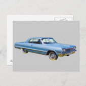 Chevrolet Impala Antiek auto 1964 Briefkaart (Voorkant / Achterkant)