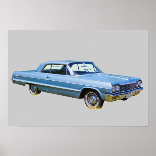 Chevrolet Impala Antiek auto 1964 Poster (Voorkant)