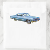 Chevrolet Impala Antiek auto 1964 Rechthoekige Sticker (Tas)