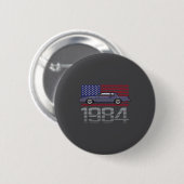 Chevrolet Monte Carlo Blue 1984 Ronde Button 5,7 Cm (Voorkant /achterkant)