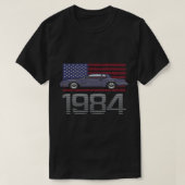 Chevrolet Monte Carlo Blue 1984 T-shirt (Design voorkant)