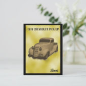 CHEVROLET PICKUP 1939 BRIEFKAART (Staand voorkant)