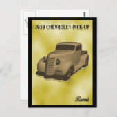 CHEVROLET PICKUP 1939 BRIEFKAART (Voorkant / Achterkant)
