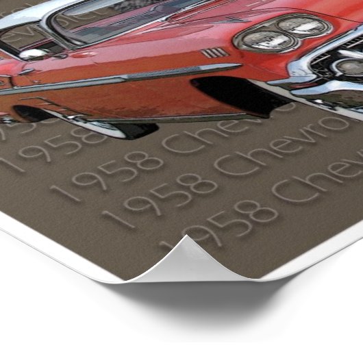 Chevrolet Poster 1958 (Hoek)